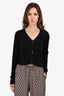 Sablyn Black Cotton Cashmere Blend Cardigan Size S