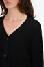 Sablyn Black Cotton Cashmere Blend Cardigan Size S