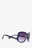 Tom Ford Indigo Blue 'Whitney' Sunglasses