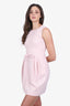Red Valentino Pink Sleeveless Mini Dress with Bow Detail Size 42