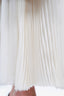J Mendel Black/White Overlay Pleated Raw Hem Strapless Gown size 8