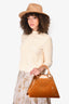 Louis Vuitton Bronze Vernis Leather Forsyth Top Handle Bag