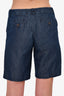 Max Mara The Weekend Blue Dark Wash Denim Bermuda Shorts Size 38