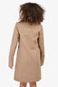 Gucci Khaki Long Shirt Leather Epaullettes Dress Size 40