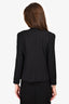 Escada Black Tweed Front Blazer Size 36