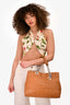 Christian Dior 2007 Brown Cannage Leather Lady Dior Shopping Tote