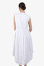 Simone Rocha White Lace Hem Sleeveless Dress Size 6