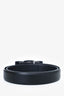 Salvatore Ferragamo Black Leather Vara Bow Belt Size 75