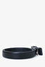 Salvatore Ferragamo Black Leather Vara Bow Belt Size 75