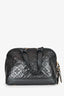 Louis Vuitton 2009 Black Leather 'Jeu Neo Alma' Bag with Tote Bag