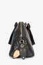 Louis Vuitton 2009 Black Leather 'Jeu Neo Alma' Bag with Tote Bag