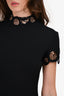 Versus Versace Black Rose Cutout Detailed Dress Size 40