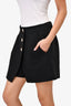 Maje Black/Gold Button Skort Size 40