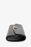 Salvatore Ferragamo Black Leather Chain Wallet