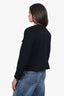 Veronica Beard Black Kensington Tailored Knit Jacket Size L