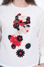 Dolce & Gabbana Cream Silk Embroidered Long-Sleeve Blouse Size 42