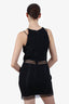 Jonathan Simkhai Black/White Cage Detail Sleeveless Dress Size 6
