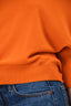 Gucci Orange Cashmere Quarter Sleeve Top Size S