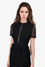 Ted Baker Black Eyelet Lace Dress Size 2
