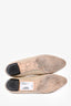 Rene Caovilla Beige Woven Bead Embellished Flats Size 39