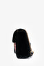 Gucci Black Velvet Pearl 'Loved' Medium Marmont Bag