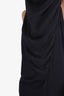 Ilaria Nistri Black Sheer Hooded Sleeveless Dress Size M