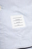 Thom Browne Blue/White Pinstripe Button-Up Top + Pants Set