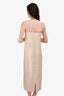 Jenni Kayne Beige Linen 'Margot' Sleeveless Midi Dress Size XS