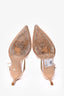 Jimmy Choo Pink Patent Leather Strap Pointy Pump Size 39