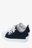 Rick Owens Black/White Canvas DRKSHDW Low Top Sneaker Size 35.5