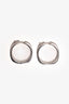 Tiffany & Co. Sterling Silver Square Hoop Earrings