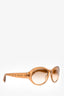 Louis Vuitton Gold Translucent Frame 'Obsession' Sunglasses