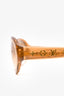 Louis Vuitton Gold Translucent Frame 'Obsession' Sunglasses