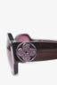 Louis Vuitton Purple Glitter Frame Sunglasses