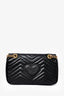 Gucci 2019 Black Leather Marmont Small Shoulder Bag