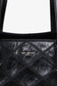 Saint Laurent Black Quilted East West Tote