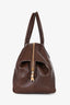 Vivienne Westwood Brown Leather Bowler Bag