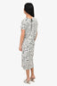 Helmut Lang Black/White Patterned Dress Size S