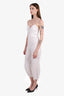Reformation White Sleeveless Eyelet Jumpsuit Size 2