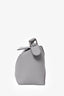 Loewe Grey Leather Puzzle Bag with Strap