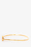 Tiffany & Co. 18K Yellow Gold Twine Narrow Wire Bracelet Size S