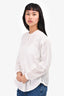 Queene and Belle White Perforated Top Size M