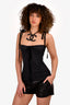 Brock Collection Black Corset Top Size 4