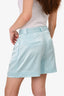 Alice & Olivia Blue Satin Shorts Size 4