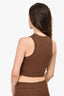 Monday Swimwear Brown Knit Top + Pant Set Size XS