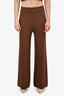 Monday Swimwear Brown Knit Top + Pant Set Size XS