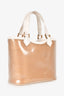 Louis Vuitton 2002 Gold/White PVC/Leather Epi Plage Mini Lagoon Bag