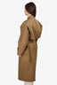 Toteme Army Green Cotton Oversized Trench Coat Size 32