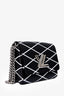 Louis Vuitton 2014 Black/White Malletage Leather Twist PM Shoulder Bag