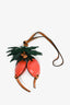 Loewe Orange/Green Leather Cherry Bag Charm
